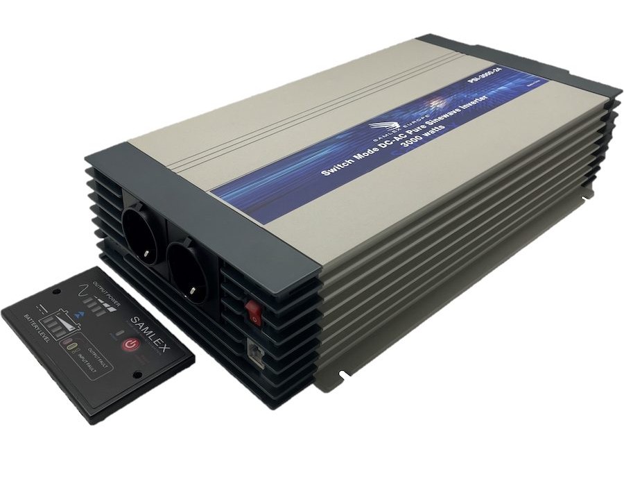 ECTIVE 1500W 12V omvormer naar 230V met een zuivere sinus SSI 15 met MPPT-laadregelaar, acculader, NVS- en UPS-functie
